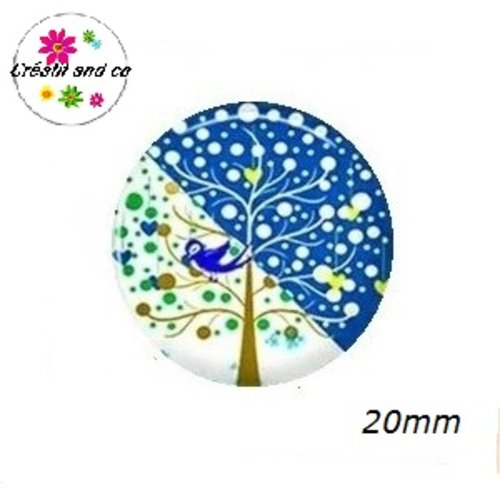 Cabochon arbre de vie  20mm