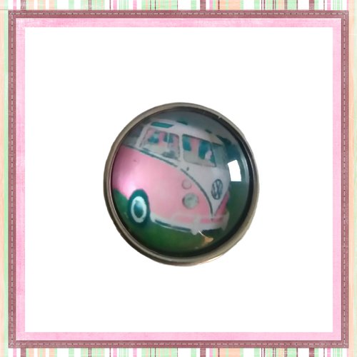Bouton pression van rose