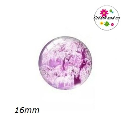 X2 cabochons arbre de vie 16mm