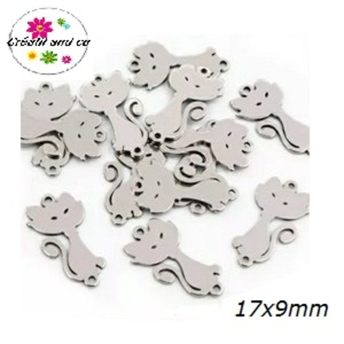 Connecteur chat acier inoxydable 17mm