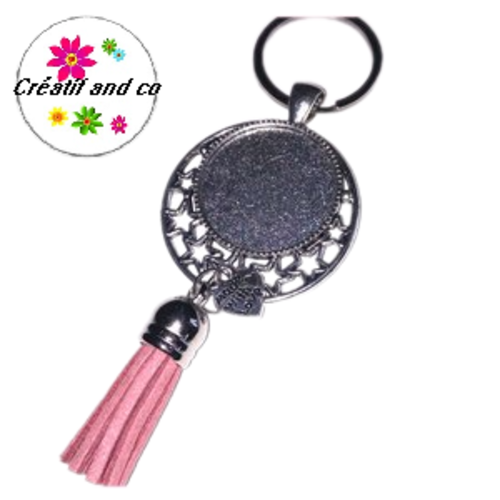 Porte clé pour cabochon 25mm