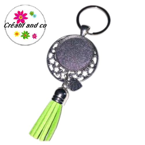 Porte clé pour cabochon 25mm