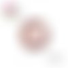Cabochon rouge/blanc/noir 20mm