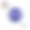 Cabochon bleu/mauve/rose 20mm