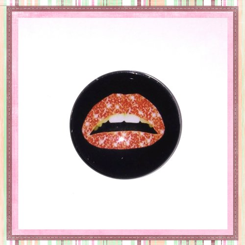 Cabochon rond lips 20mm