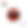 Cabochon kiss rouge "dent de vampire"  20mm