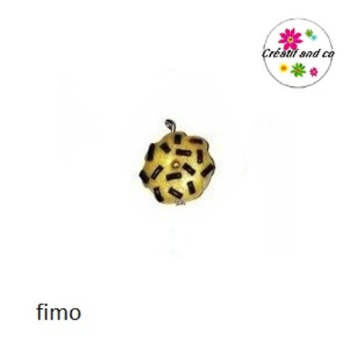 Donut au citron pépite choco fimo