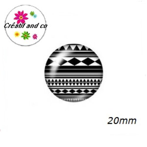 Cabochon à motif 20mm