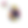 Cabochon goutte fleur 18x25mm