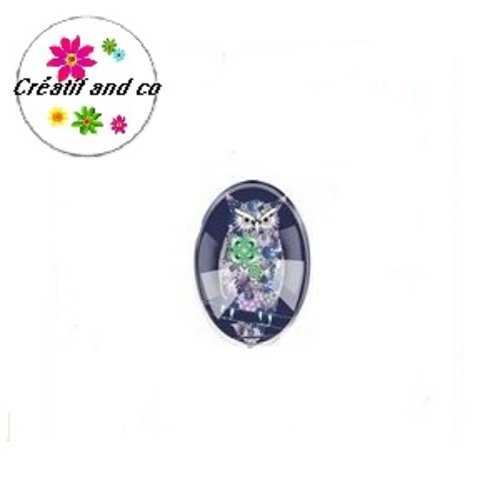 X2 cabochons ovales 18x25mm