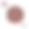 Cabochon motif losange 20mm