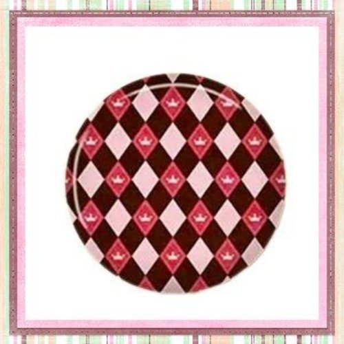 Cabochon motif losange 20mm