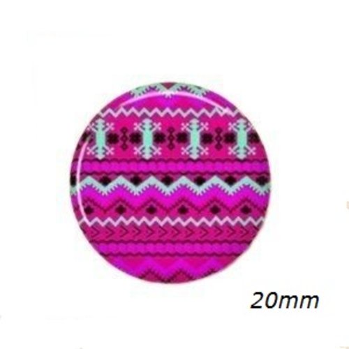 Cabochon à motif 20mm