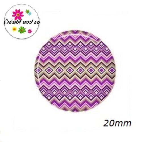 Cabochon à motif 20mm