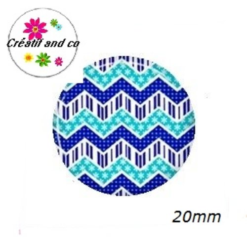 Cabochon à motif 20mm
