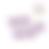 Breloque petit chat mauve émail 13mm