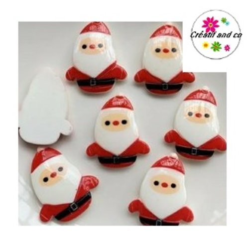 Cabochon à coller père noël
