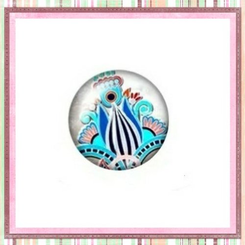 Cabochon à motif 20mm