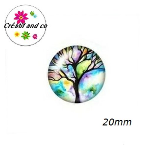 Cabochon arbre de vie 20mm