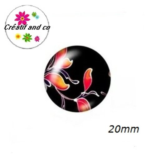 Cabochon à motif 20mm