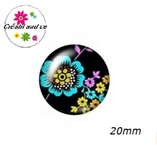 Cabochon à motif 20mm