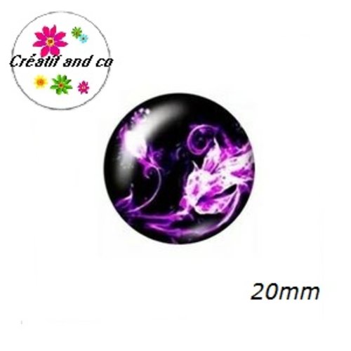 Cabochon à motif 20mm