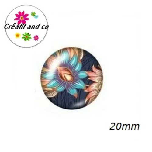 Cabochon à motif 20mm