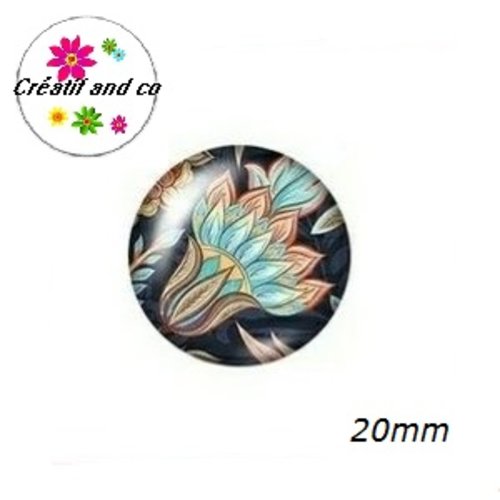 Cabochon à motif 20mm
