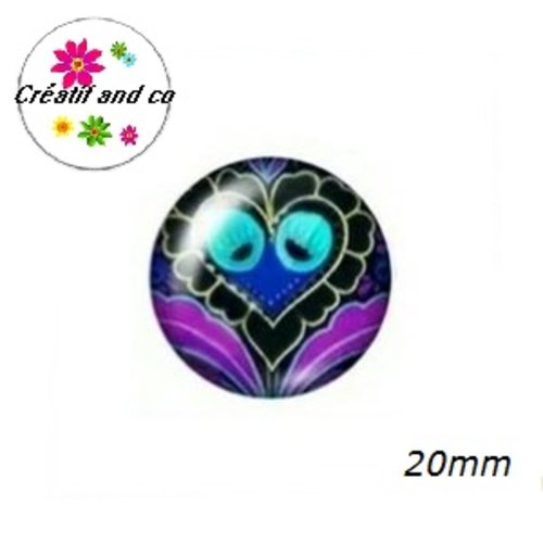 Cabochon à motif 20mm