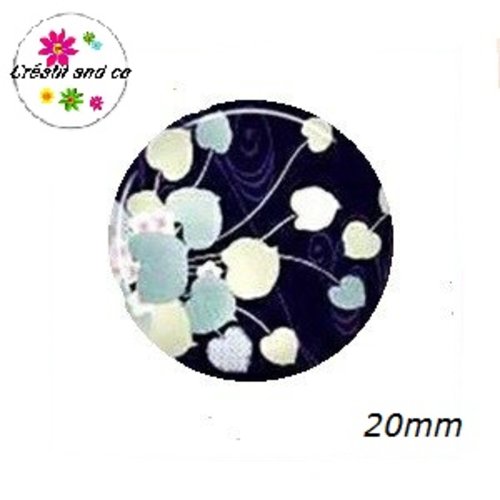 Cabochon à motif 20mm