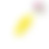 Breloque tong jaune