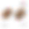 Puce oreille fleur creuse bois 17mm