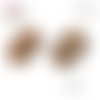 Puce oreille fleur creuse bois 17mm