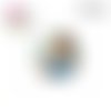 X2 cabochons petite fille 12mm