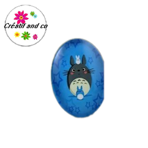 X2 cabochons ovales 18x25mm