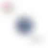 X2 cabochons fleuris 14mm