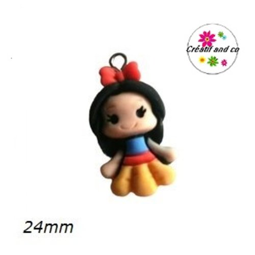 Breloque fille 24mm