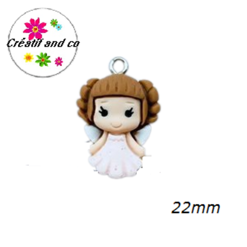 Breloque fille 22mm