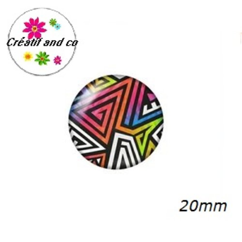 Cabochon à motif 20mm
