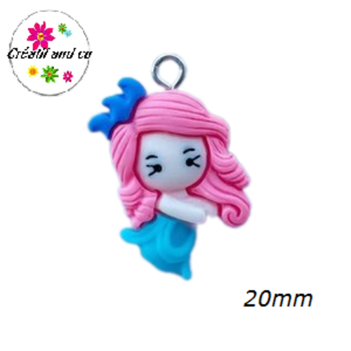 Breloque fille 20mm