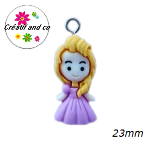 Breloque fille 23mm