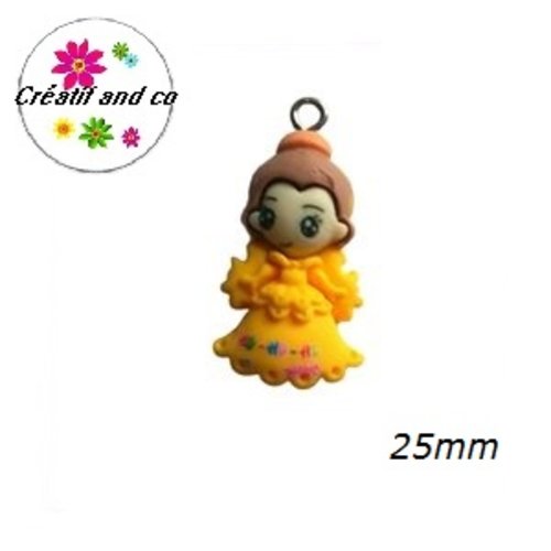 Breloque fille 25mm