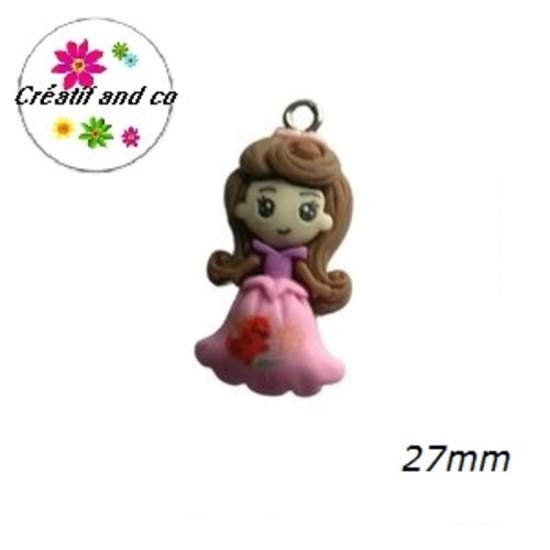 Breloque fille 27mm