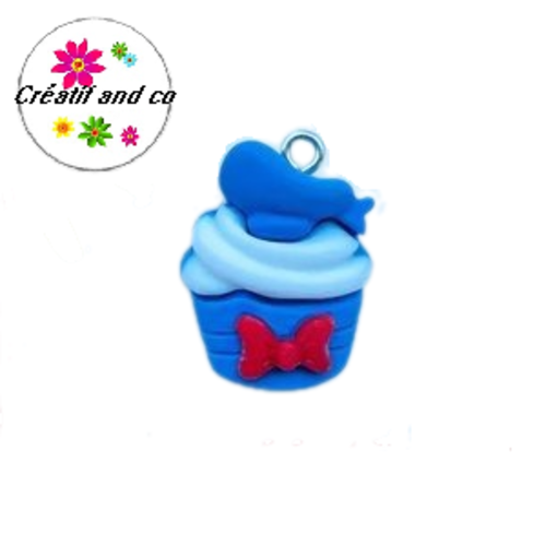 Breloque cupcake kawaï 20mm