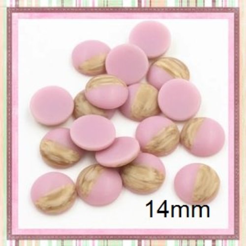Des cabochons ronds