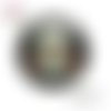X2 cabochons tête de mort 14mm