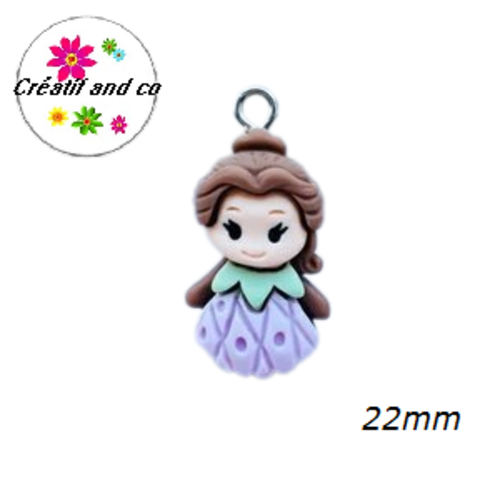 Breloque fille 22mm