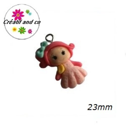 Breloque fille 23mm