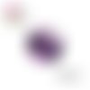 X2 cabochons fleuris 14mm