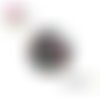 X2 cabochons fleuris 14mm